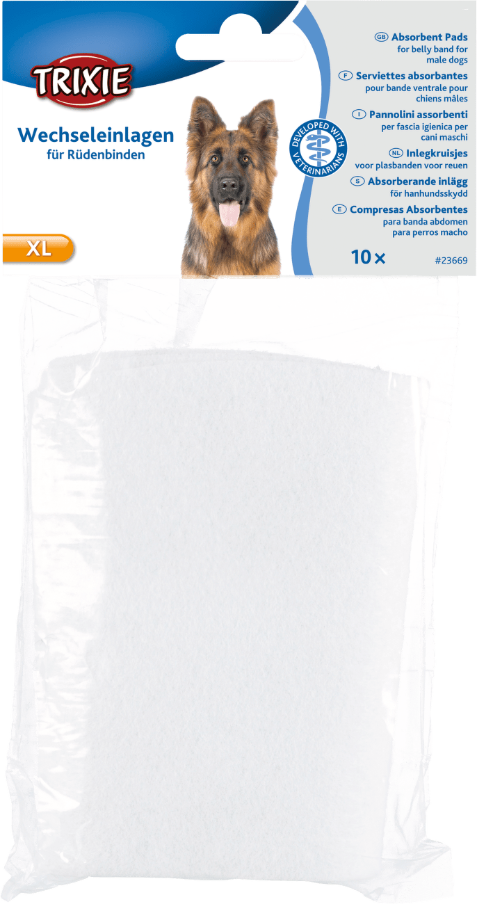 Absorpční vložky Trixie do břišního pásu pro psa XL 10 ks