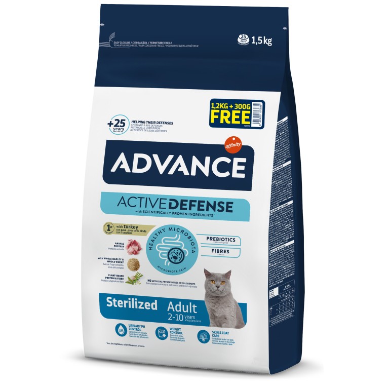 ADVANCE CAT sterilized kruti 1,5kg