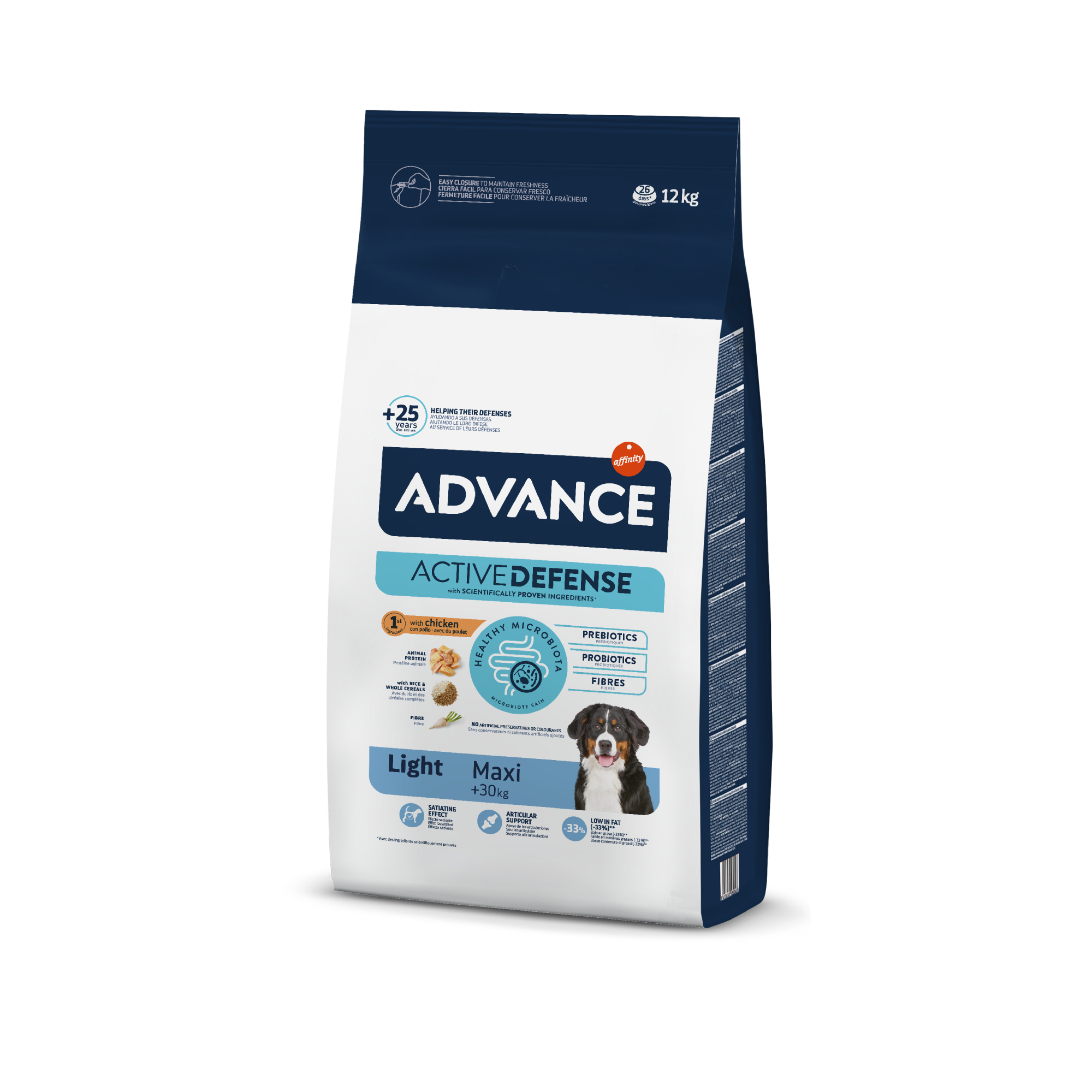 Advance Maxi Light kuře a rýže 12 kg