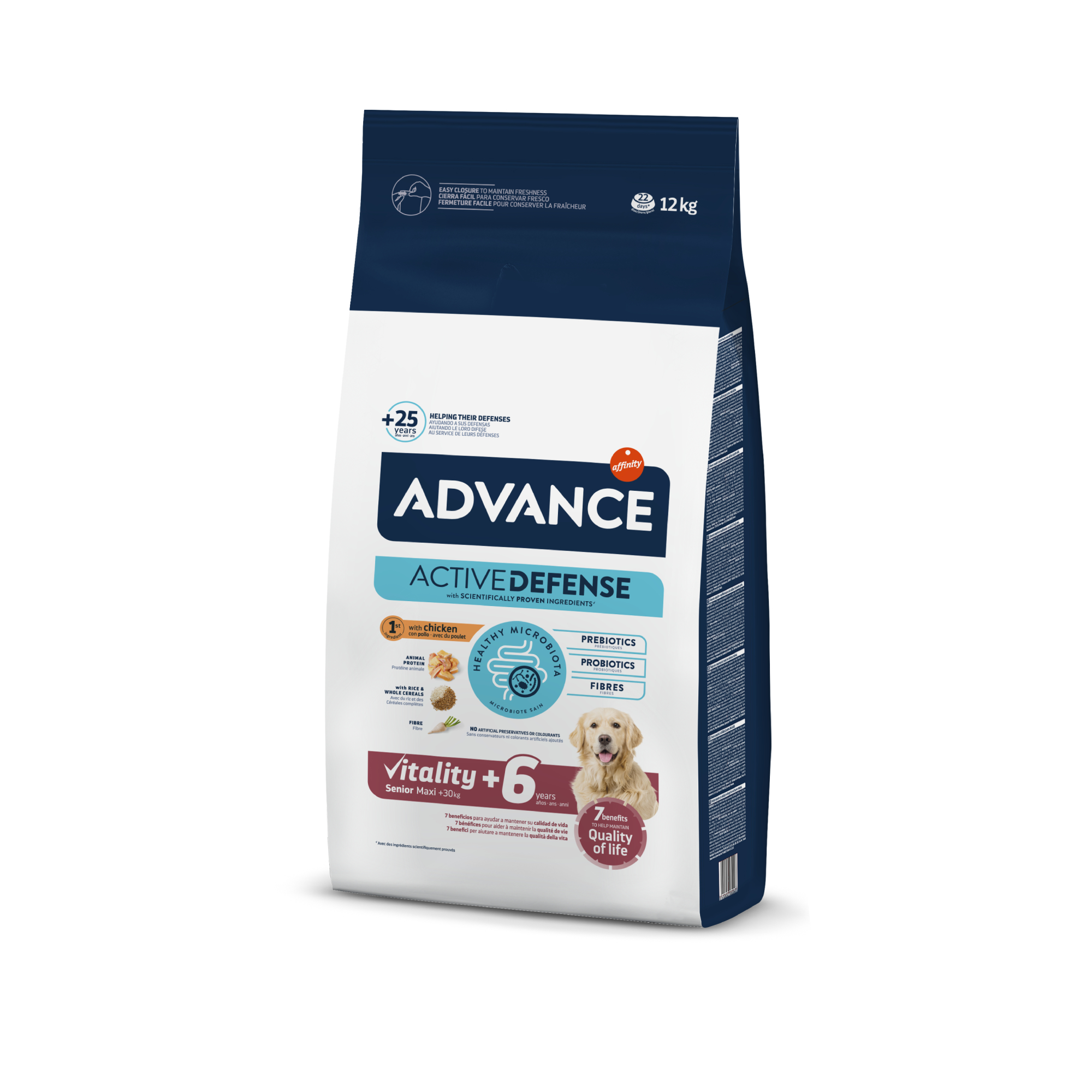 Advance Maxi Senior kuře a rýže 12 kg