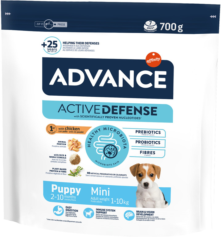 Advance Puppy Protect Mini kuře a rýže 700 g