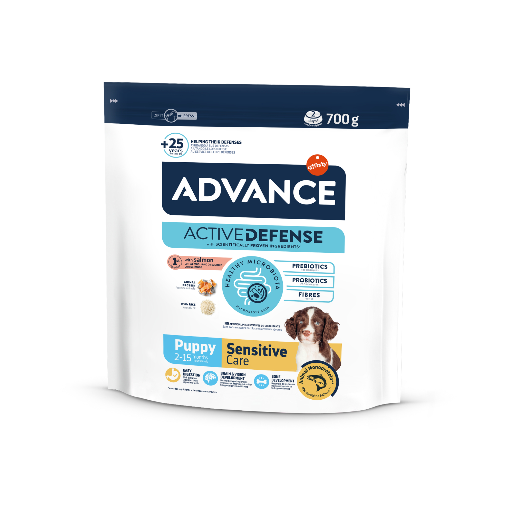 Advance Puppy Sensitive losos a rýže 700 g
