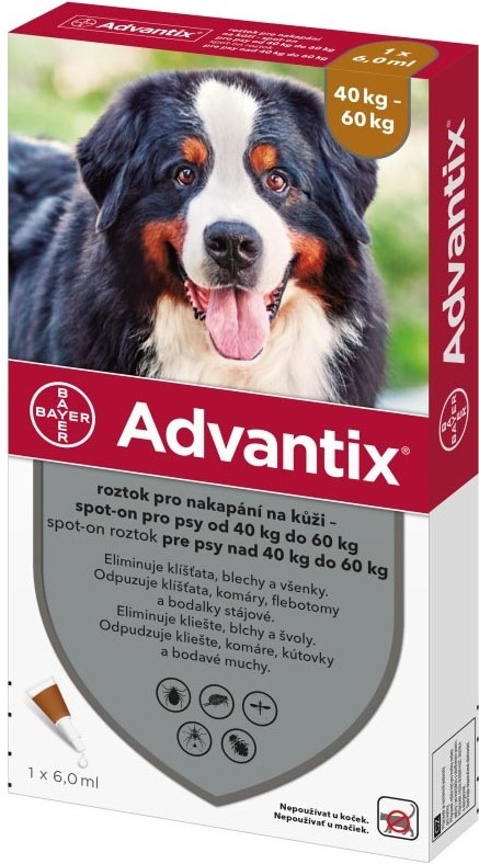 Advantix S.O. antip. pes 40-60 kg 1 x 6ml