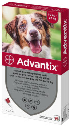 Advantix Spot-on pro psy 10 – 25 kg