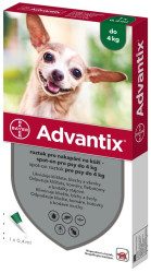 Advantix Spot-on pro psy do 4 kg