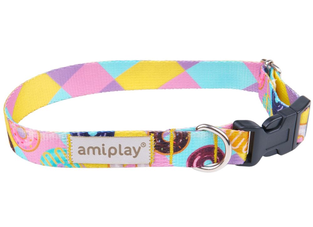 Amiplay Obojek nastavitelný BeHappy Donut | Obojky pro psy | P58752