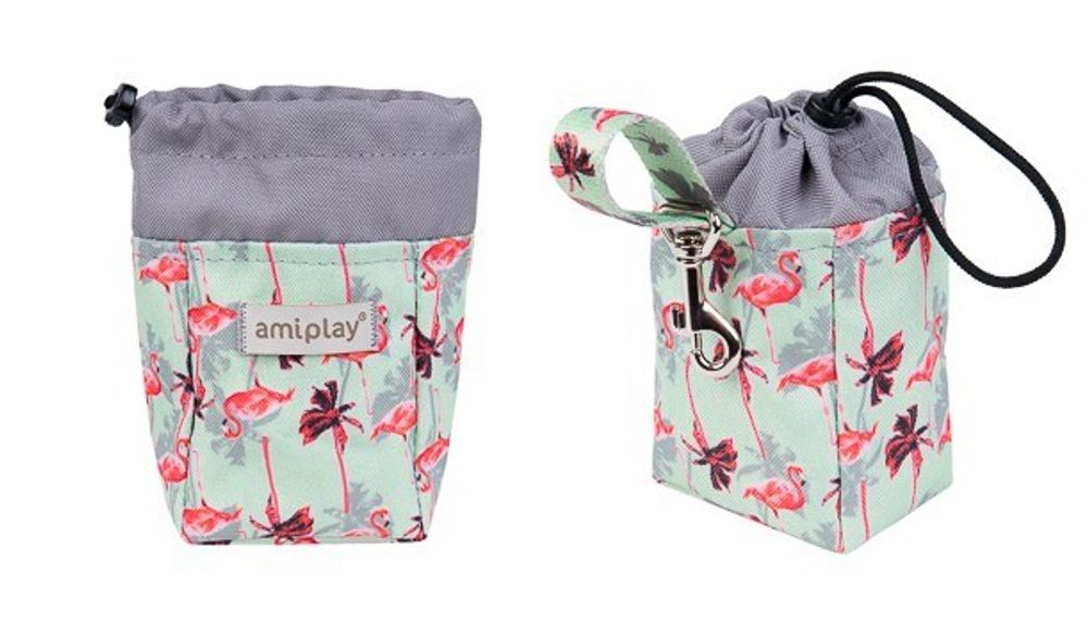 Amiplay Pytlík na pamlsky BeHappy Flamingo | P58721