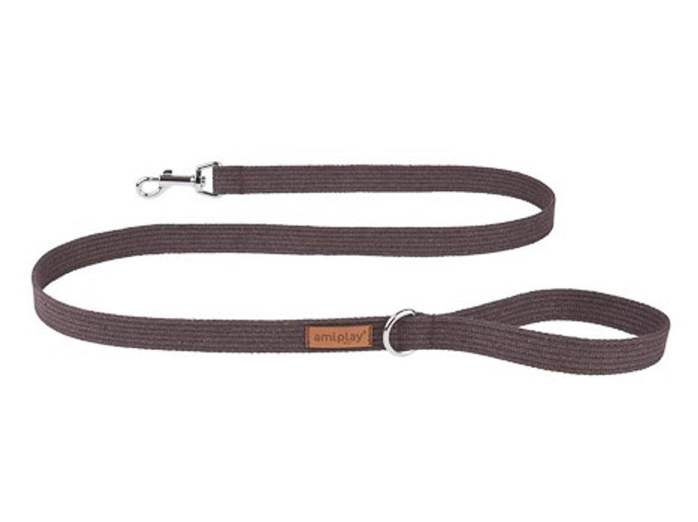 Amiplay Vodítko Cotton Hnědé 140 cm | P58947