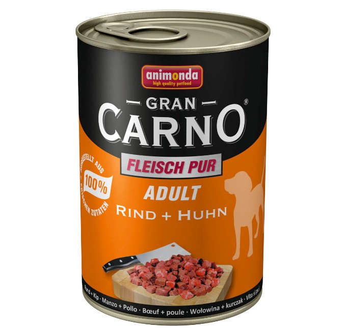 Animonda GranCarno Adult konzerva pro psy hovězí + kuře 800 g