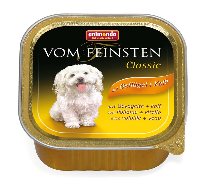 Animonda Vom Feinsten Classic paštika pro psy drůbeží + telecí 150 g