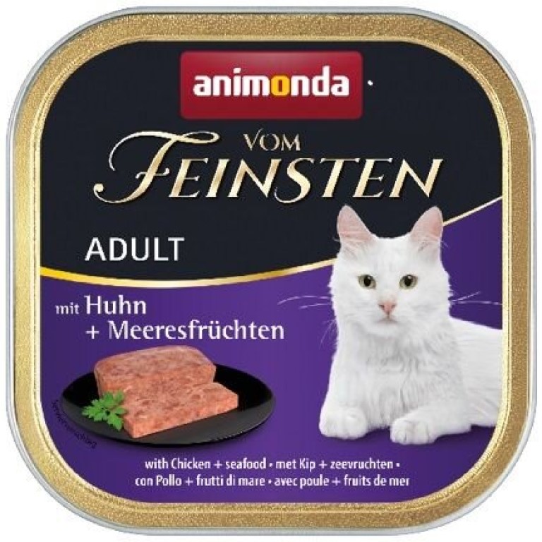 Animonda Vom Feinsten Mare paštika pro kočky kuře + mořské plody 100 g