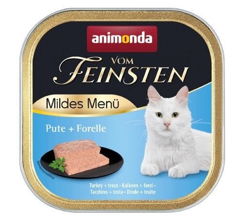 Animonda Vom Feinsten paštika pro kastrované kočky krůta + pstruh 100 g