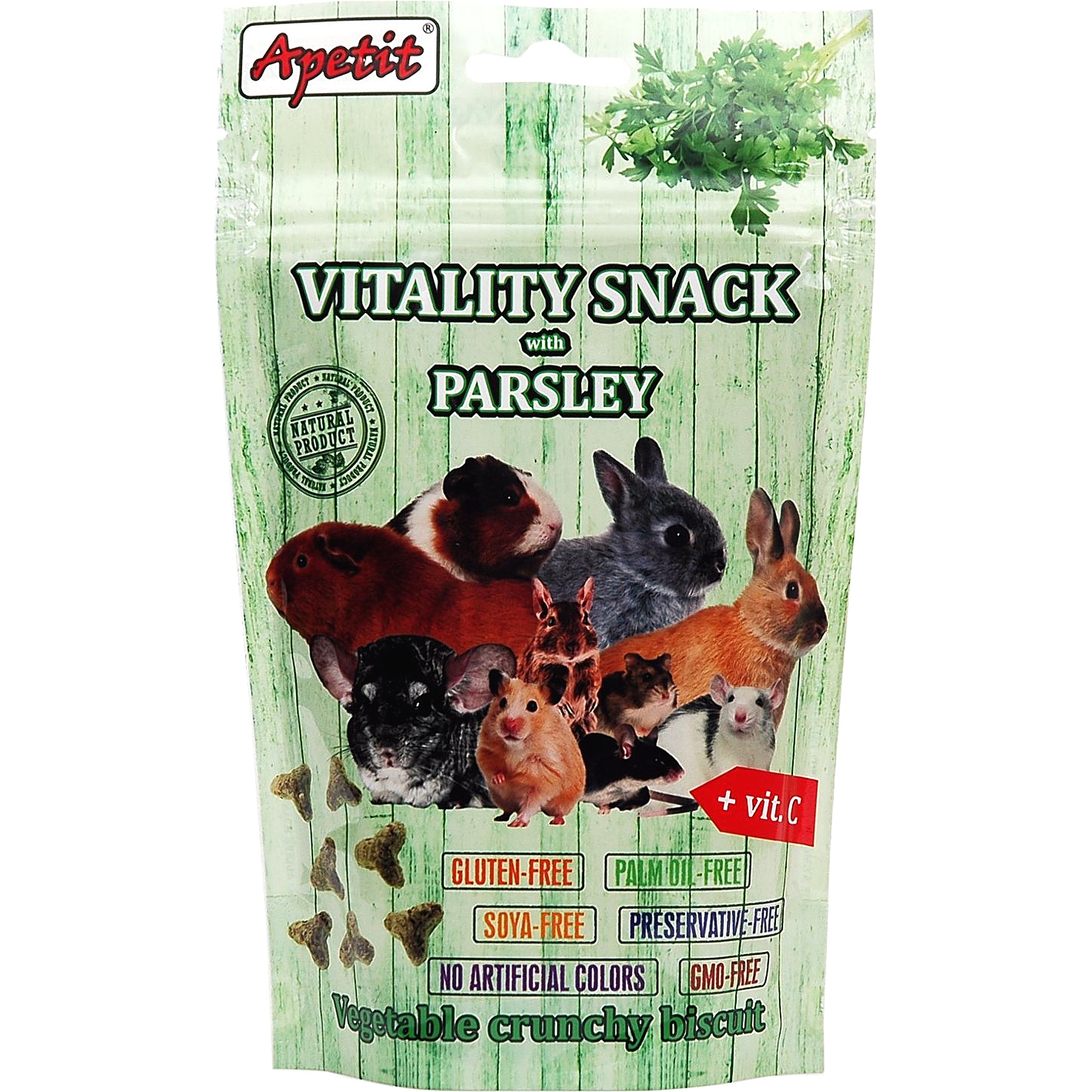 Apetit Vitality snack s naťovou petrželí 80 g