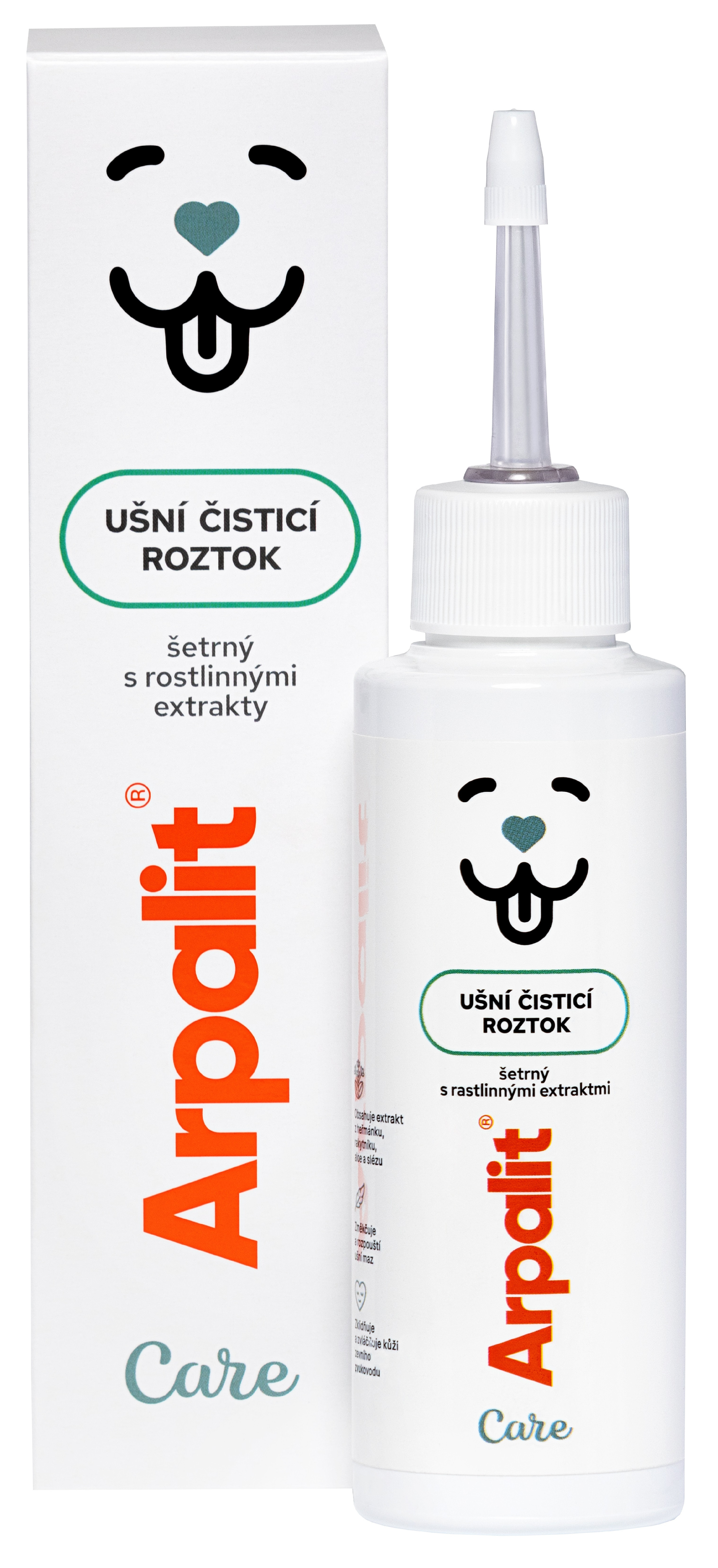 Arpalit Care ušní čisticí roztok s rostlinými extrakty 100 ml