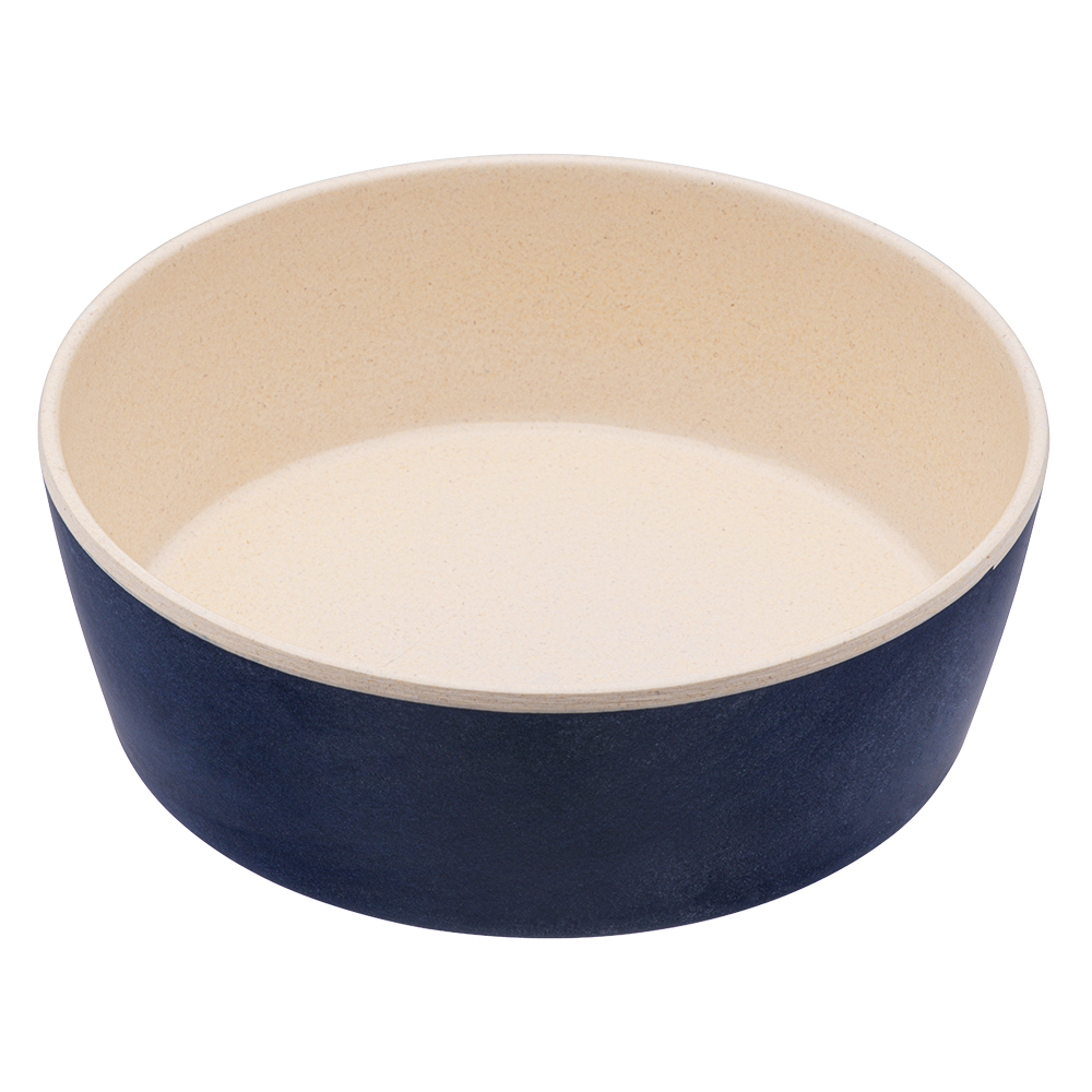 Bambusová miska Beco Bowl, modrá L (18,5 cm/1,65 l)
