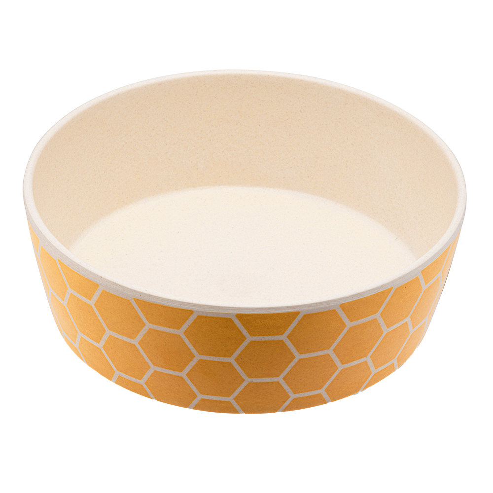 Bambusová miska Beco Bowl, včelí plástev L (18,5 cm/1,65 l)