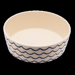 Bambusová miska Beco Bowl, vlny L (18,5 cm/1,65 l)