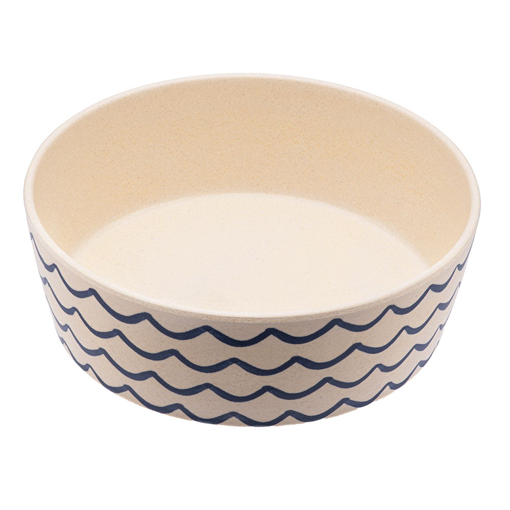 Bambusová miska Beco Bowl, vlny S (15 cm/0,8 l)