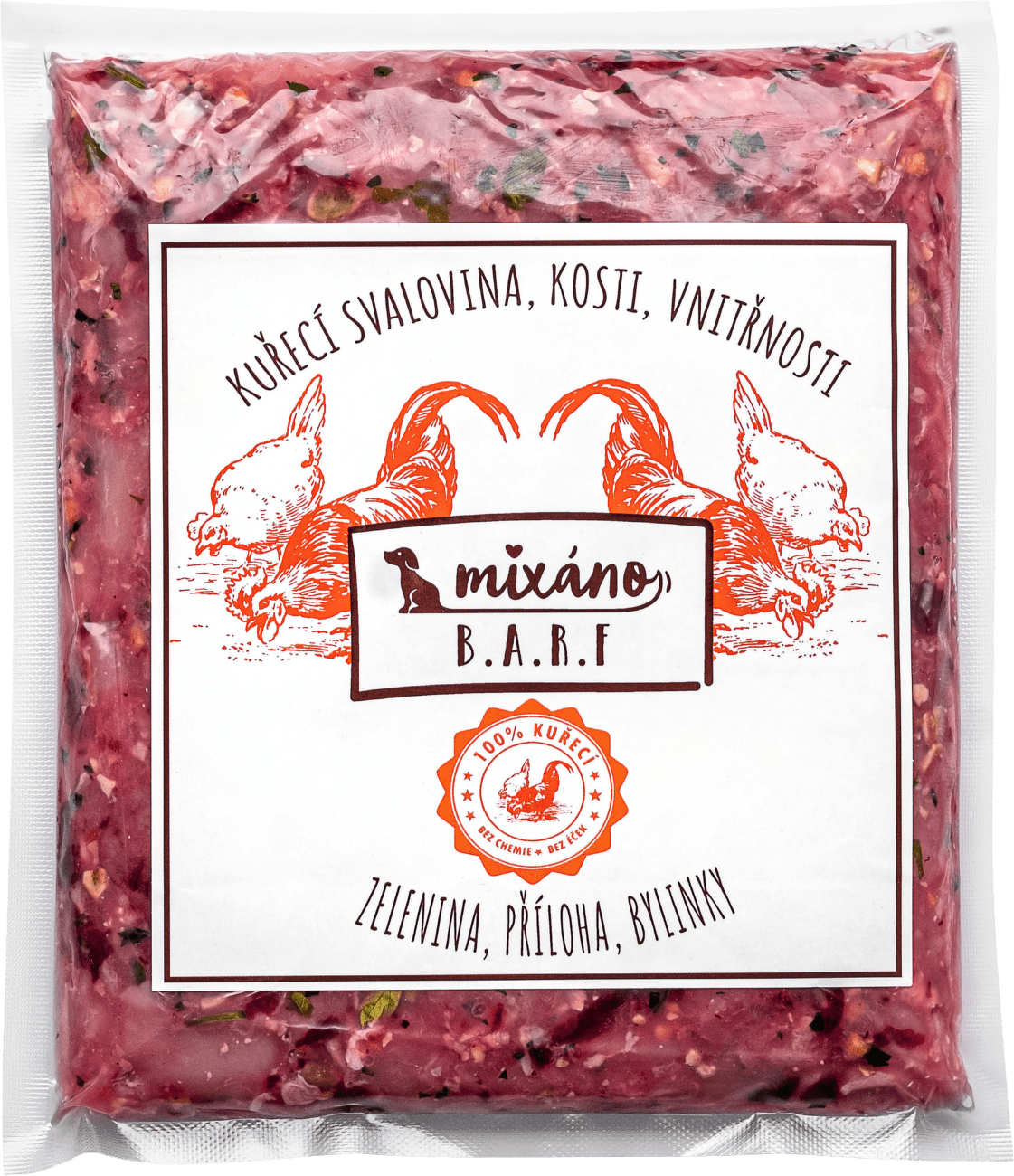 Barf Mixano kuřecí 1kg