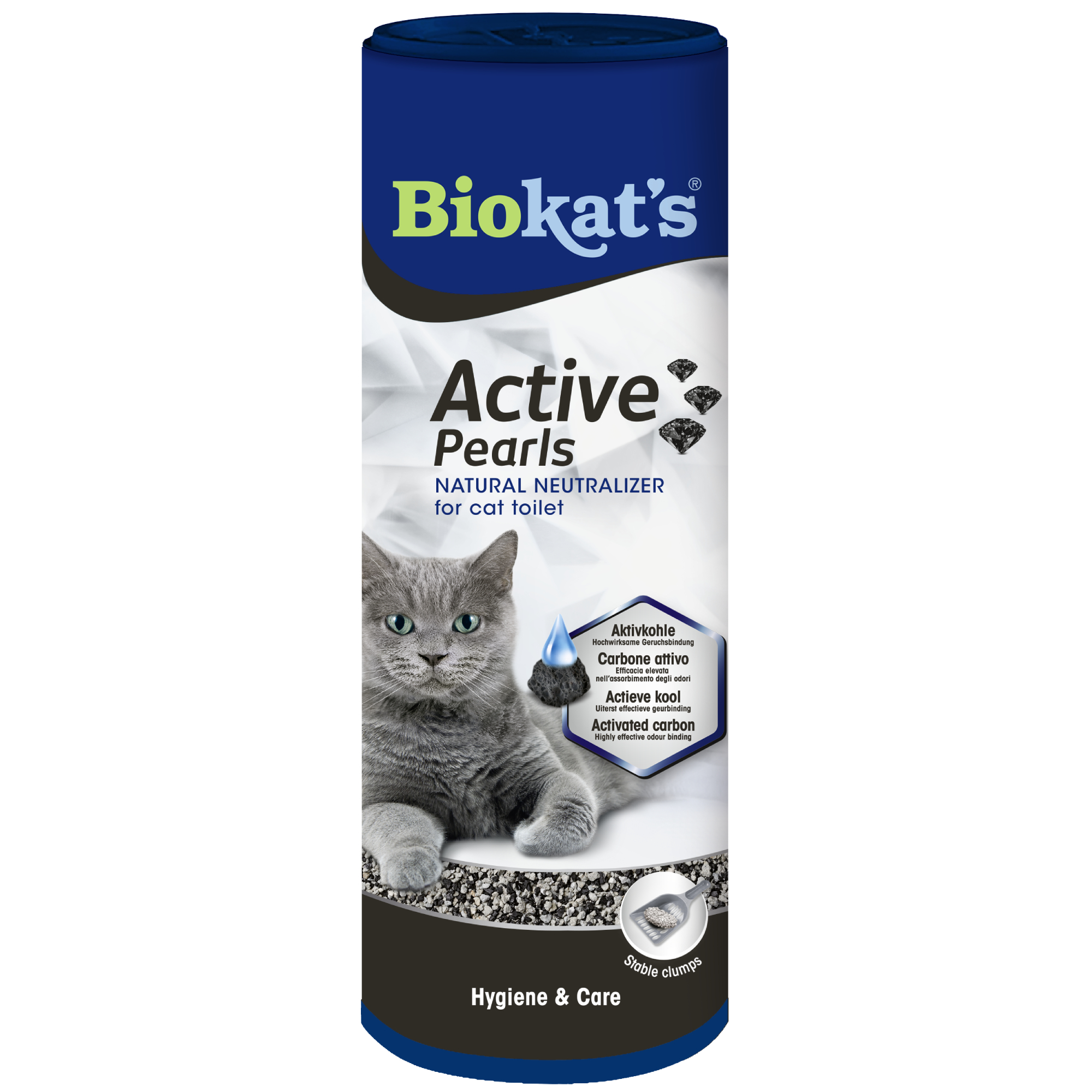Biokat's Active pearls uhlí do WC 700 ml