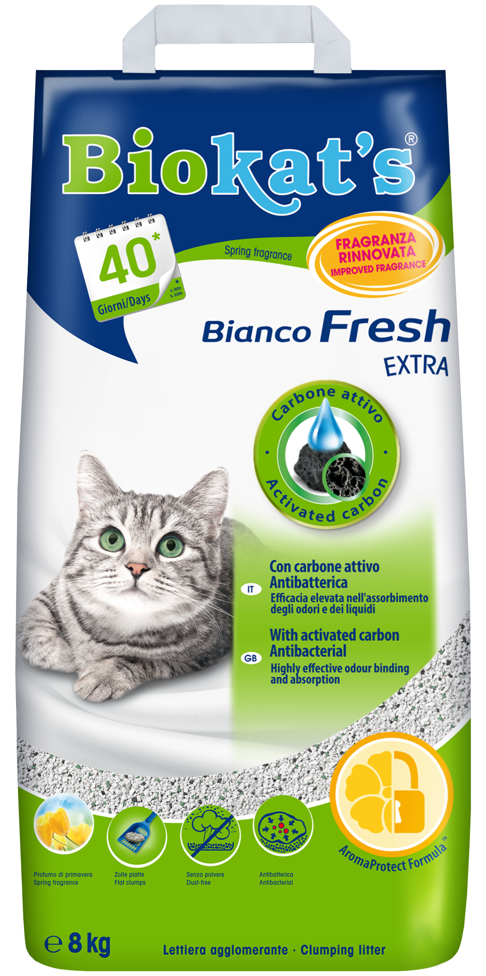 Biokat's Bianco Fresh Extra podestýlka 8kg