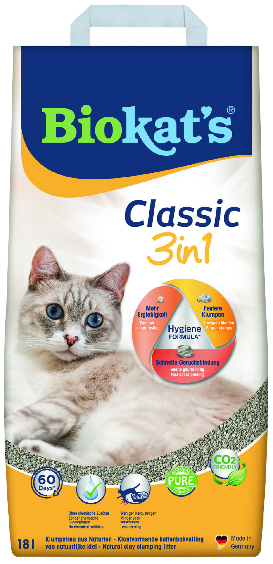 Biokat's Classic podestýlka 18l