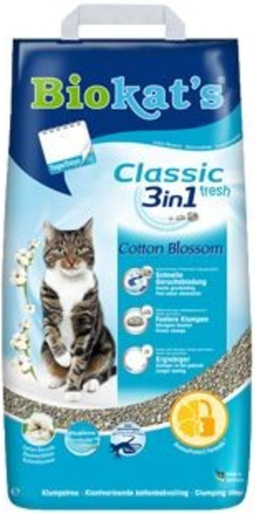 Biokat's Natural Cotton Blossom podestýlka 5kg