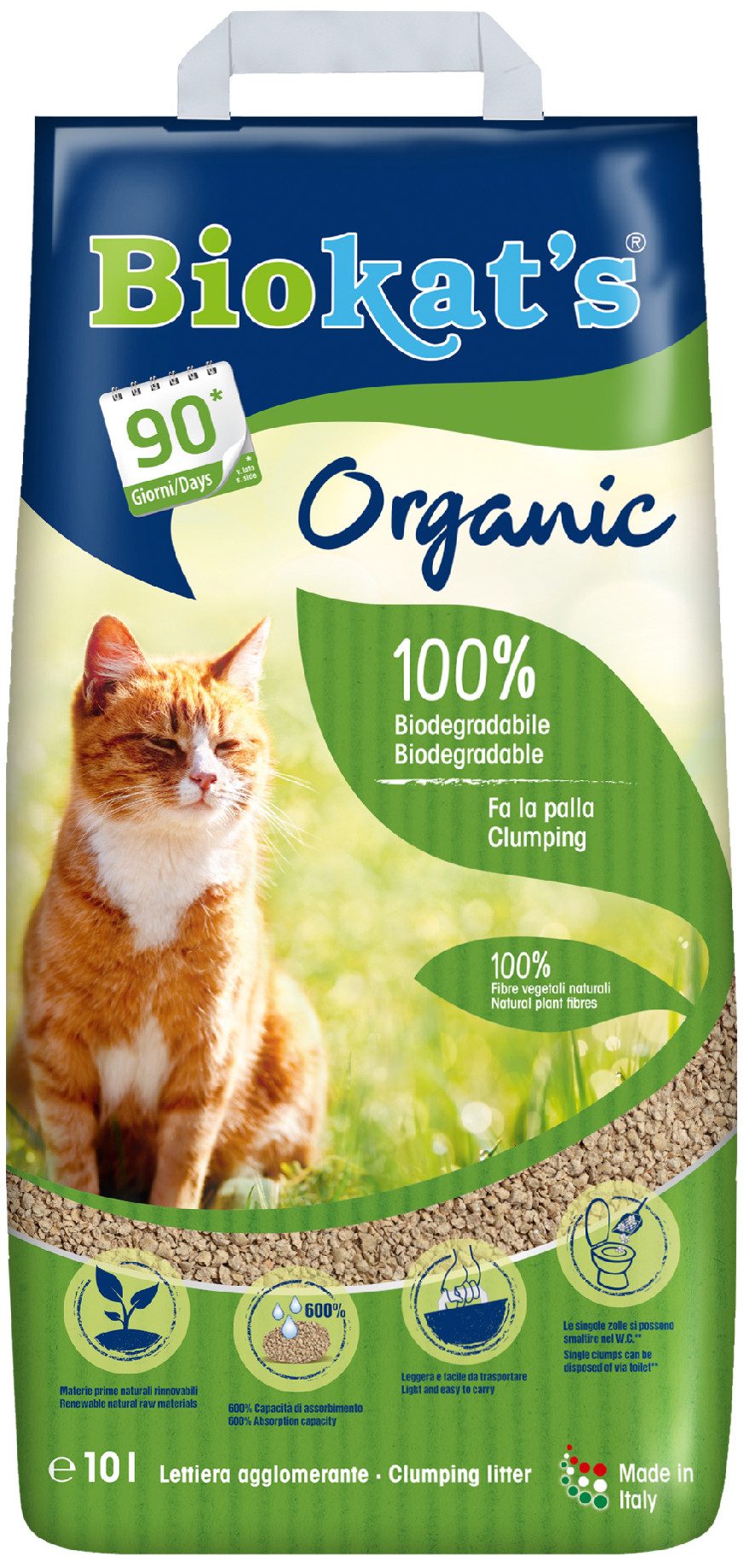 Biokat's Organic podestýlka 10l