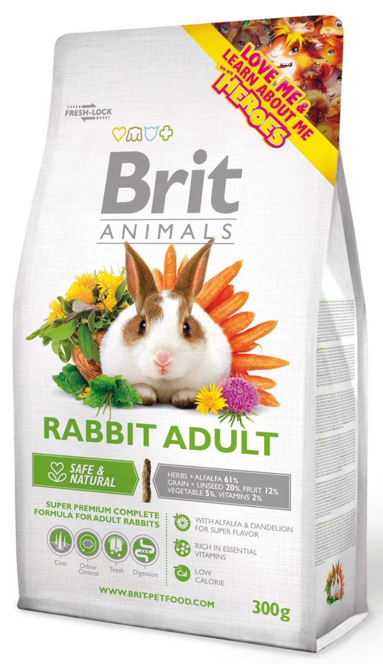 BRIT Animals RABBIT ADULT Complete 300g