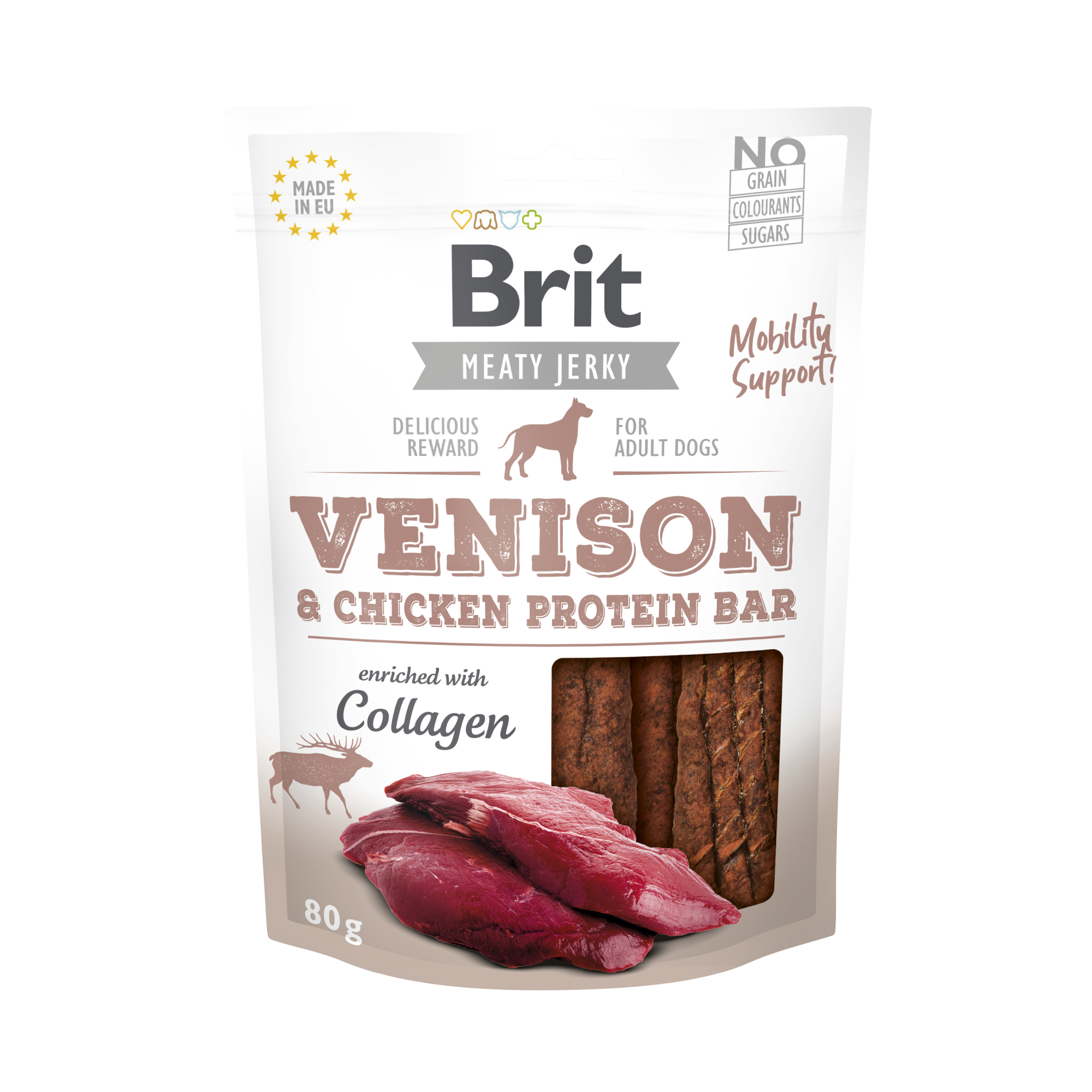 Brit Care Brit Jerky Venison Protein Bar 80 g