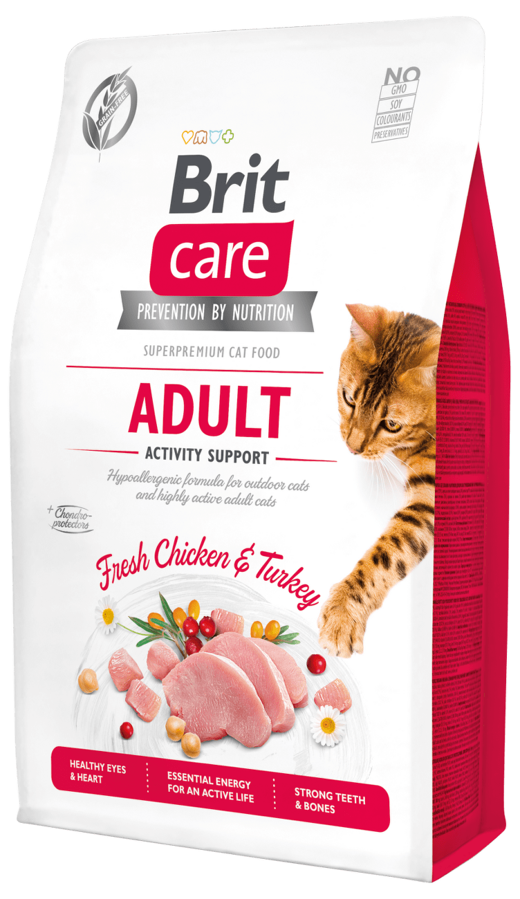 Brit Care Cat Grain-Free Adult Activity Support 2kg