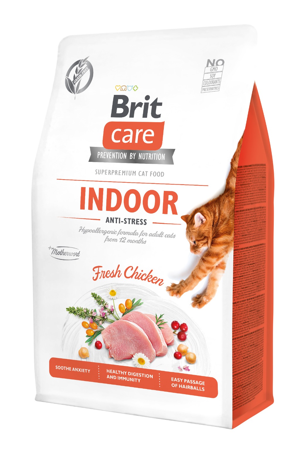 Brit Care Cat Grain-Free Indoor Anti-stress 0,4 kg