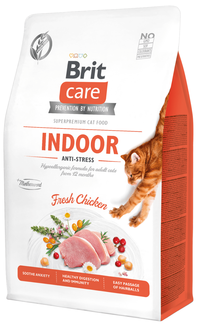 Brit Care Cat Grain-Free Indoor Anti-stress 0,4kg