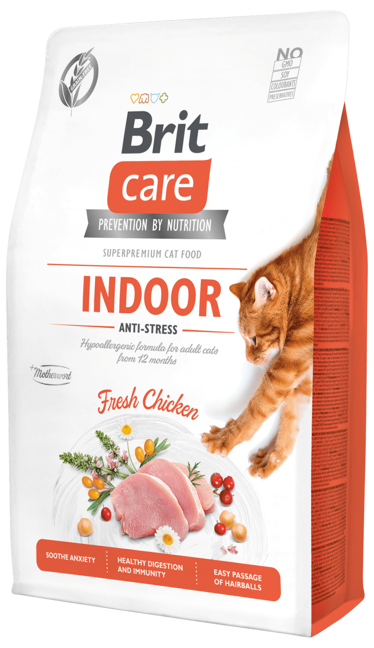 Brit Care Cat Grain-Free Indoor Anti-stress 2kg