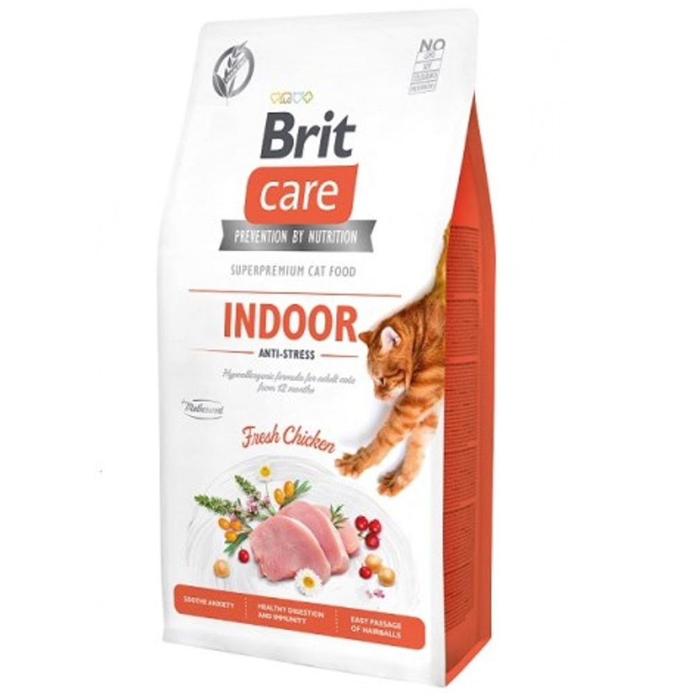 Brit Care Cat Grain-Free Indoor Anti-stress 7 kg | P57235