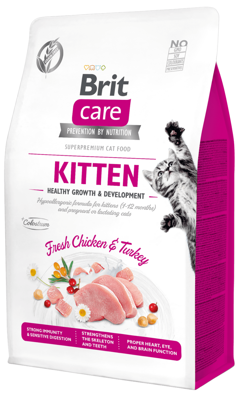Brit Care Cat Grain-Free Kitten Healthy Growth & Development 0,4kg