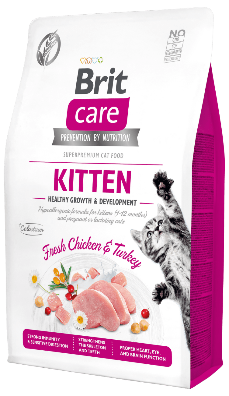 Brit Care Cat Grain-Free Kitten Healthy Growth & Development 2kg