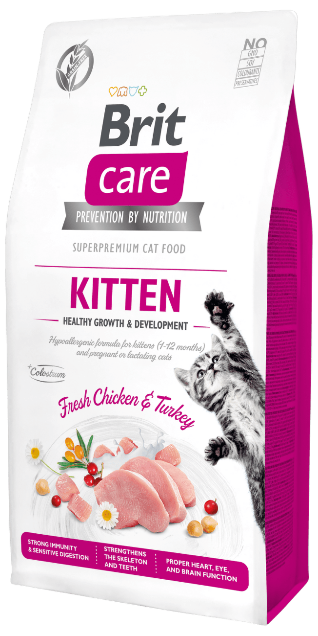 Brit Care Cat Grain-Free Kitten Healthy Growth & Development 7kg