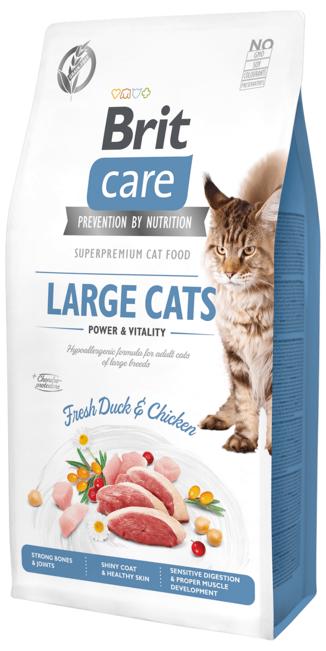 Brit Care Cat Grain-Free Large cats Power & Vitality 7kg