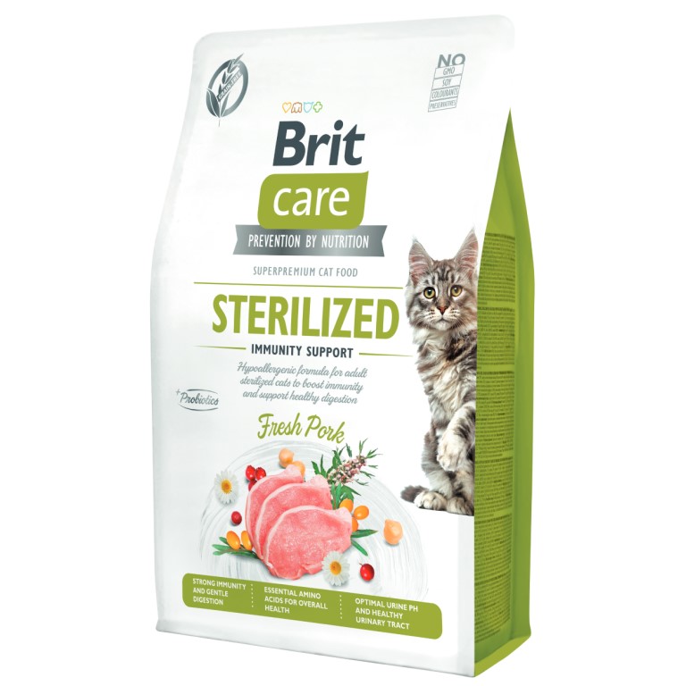 Brit Care Cat Grain-Free Sterilized Immunity Support 2 kg