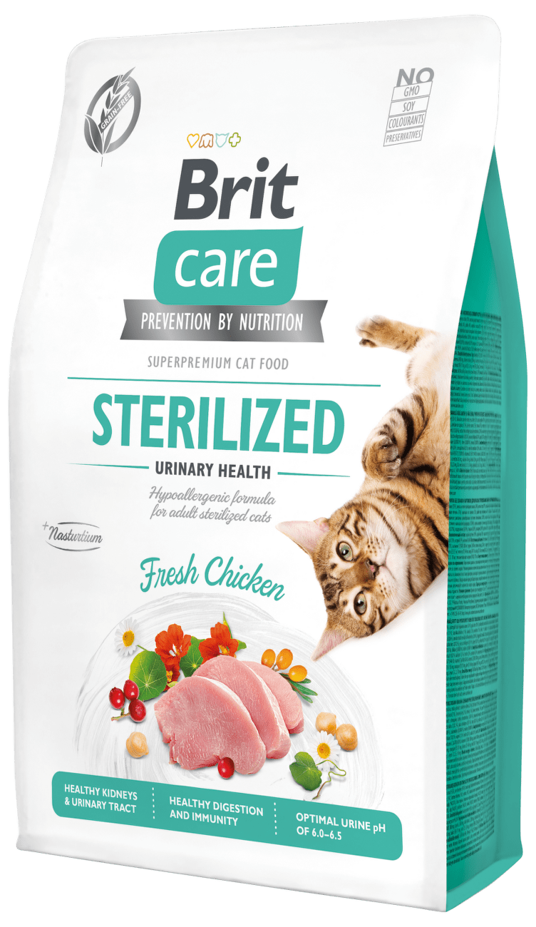 Brit Care Cat Grain-Free Sterilized Urinary Health 2kg