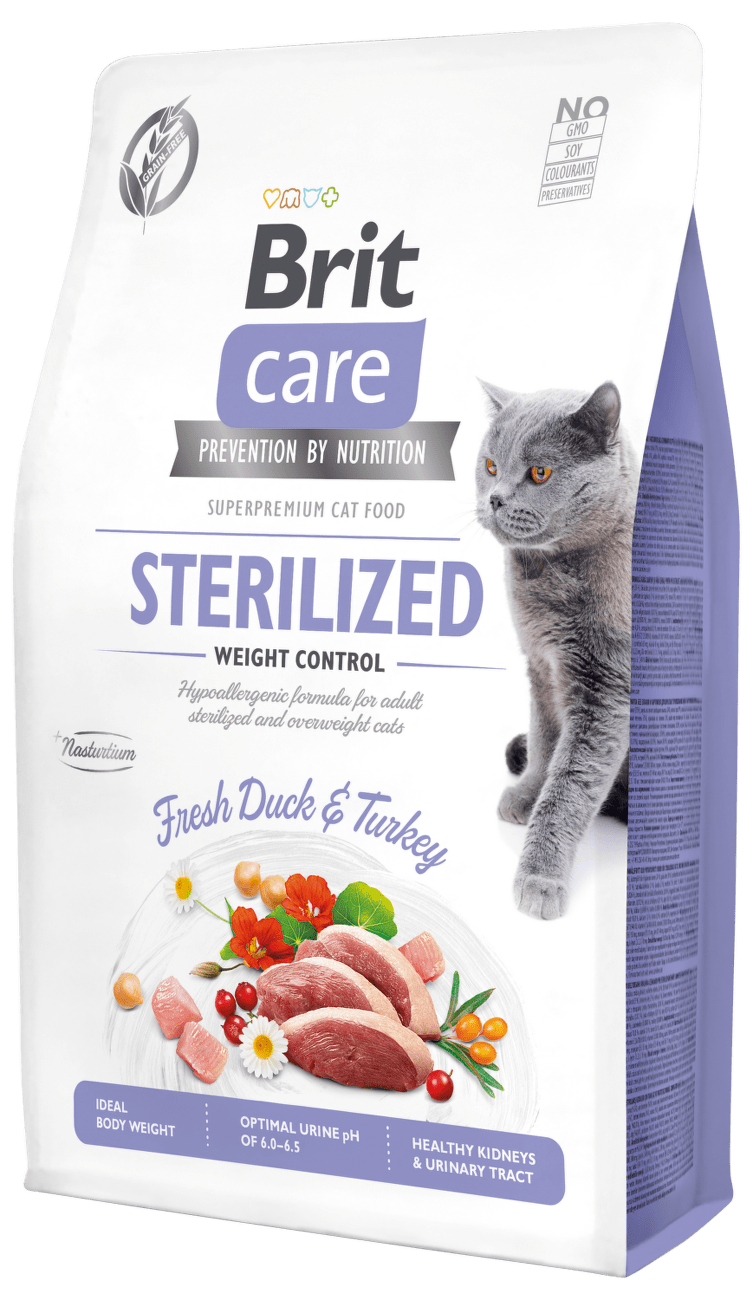 Brit Care Cat Grain-Free Sterilized Weight Control 2kg