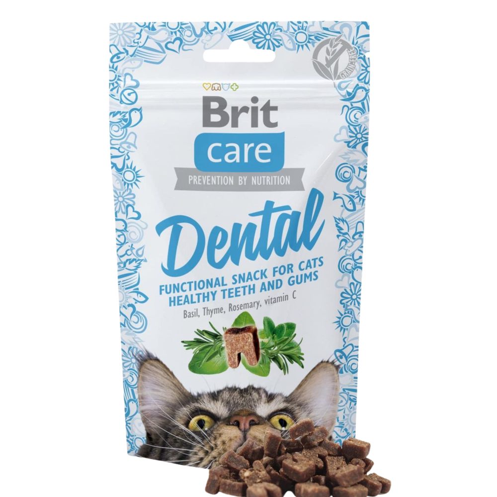 Brit Care Cat Snack Dental 50g