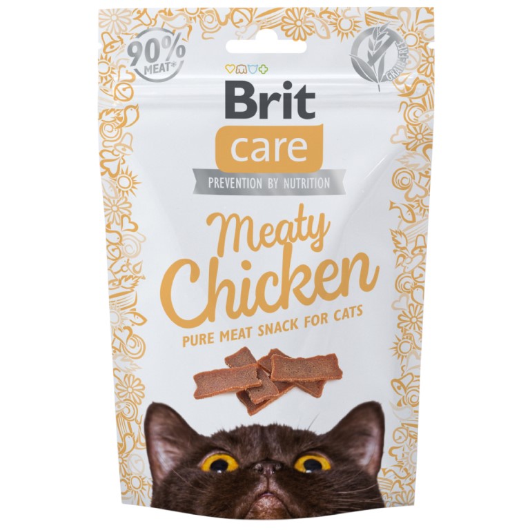 Brit Care Cat Snack Meaty Chicken 50 g