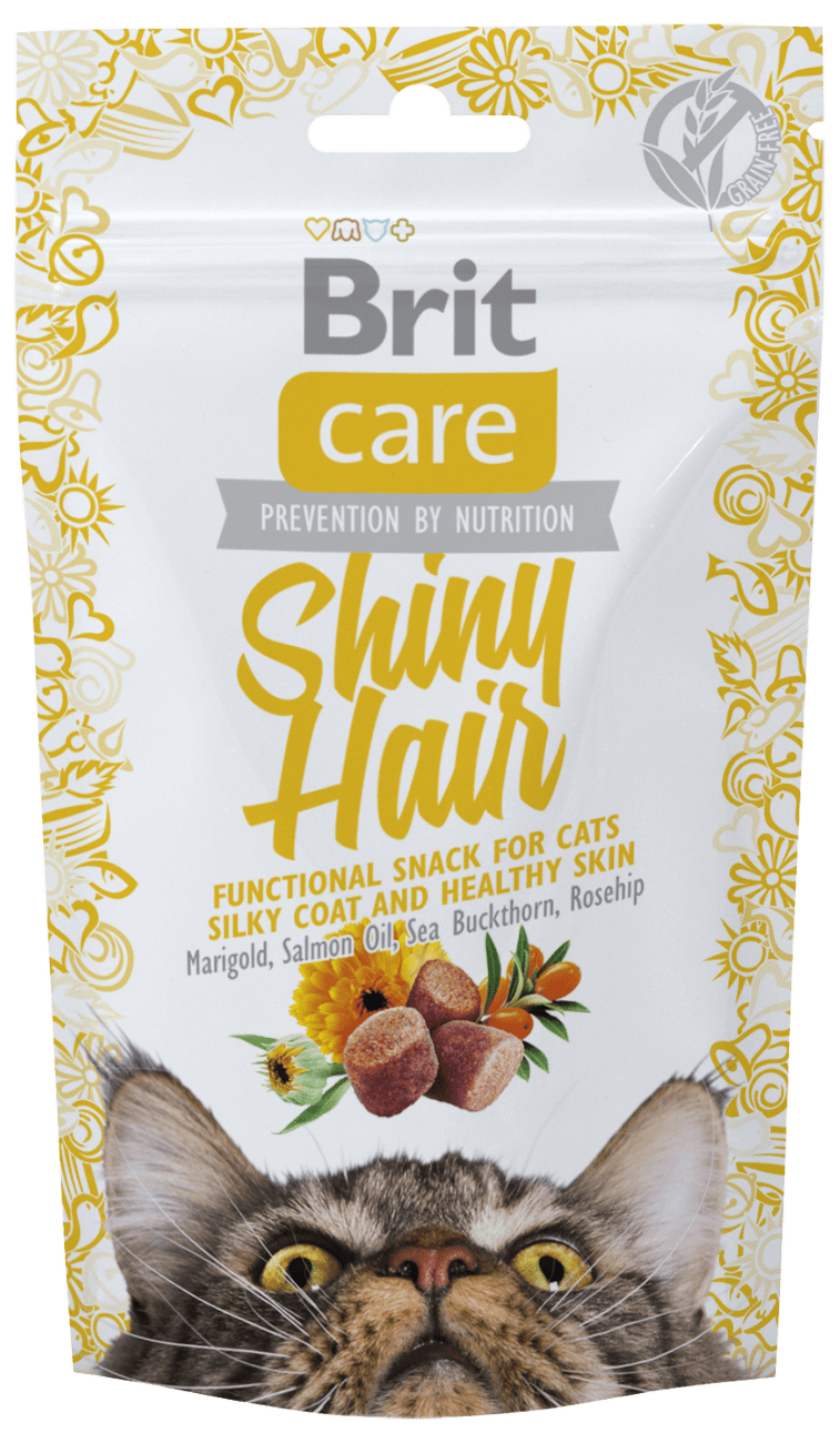 Brit Care Cat Snack Shiny Hair 50g