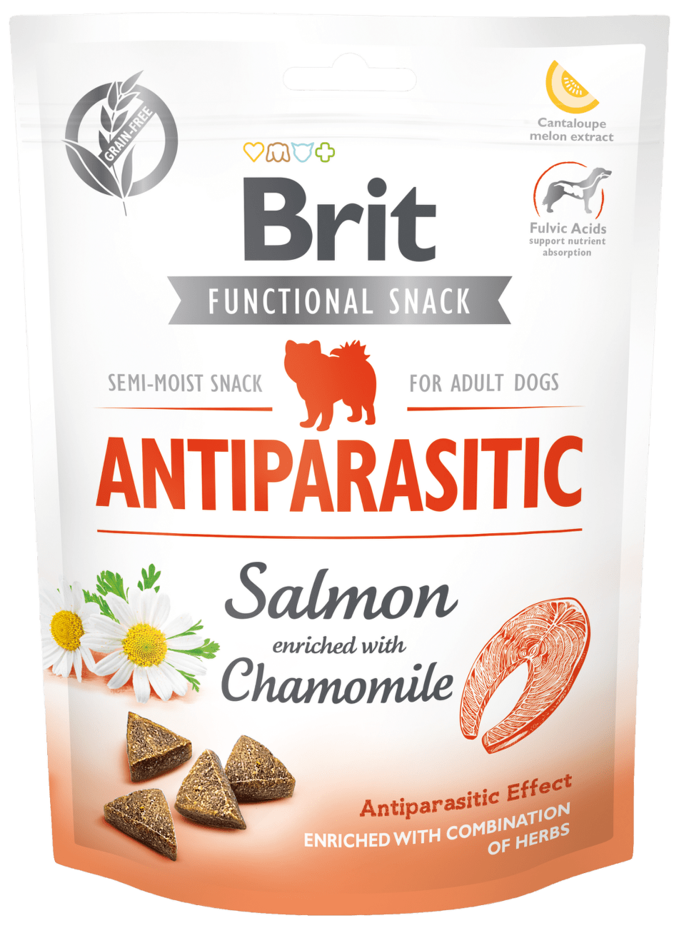 Brit Care Dog Functional Snack Antiparasitic Salmon 150g