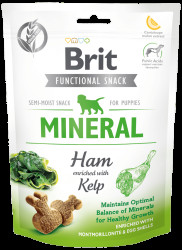Brit Care Dog Functional Snack Mineral Ham for Puppies 150g