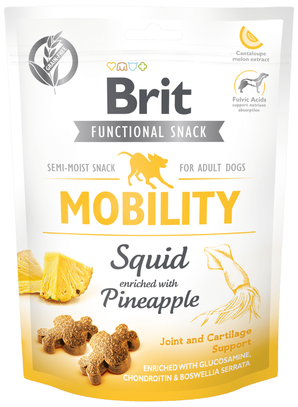 Brit Care Dog Functional Snack Mobility Squid 150g