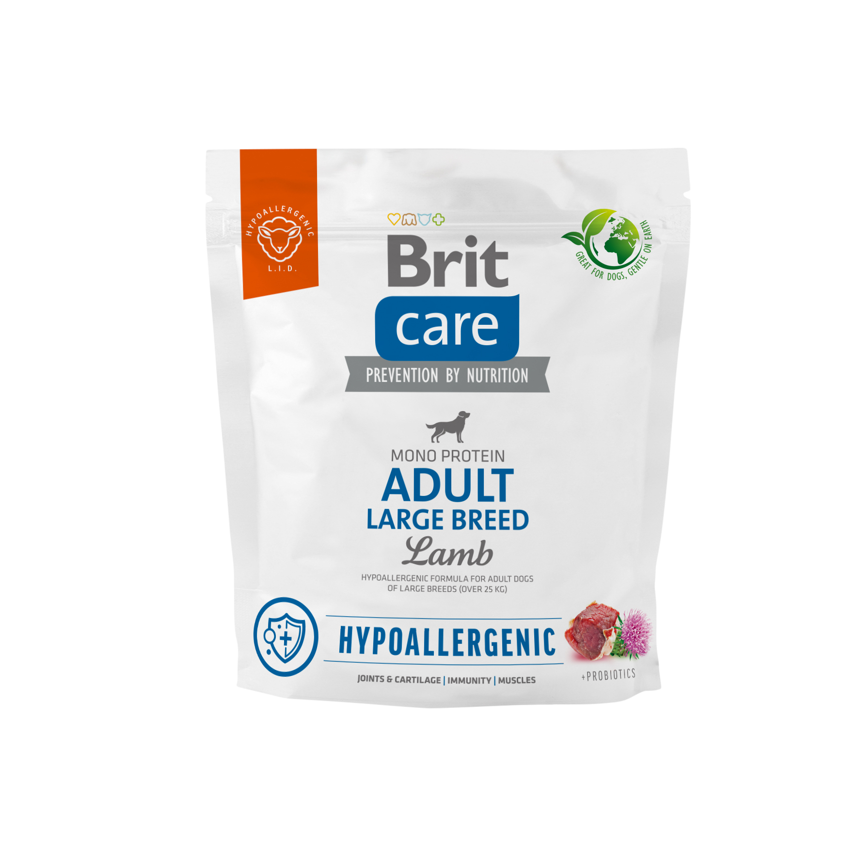 Brit Care Dog Hypoallergenic Adult Large Breed – Lamb and Rice 1 kg