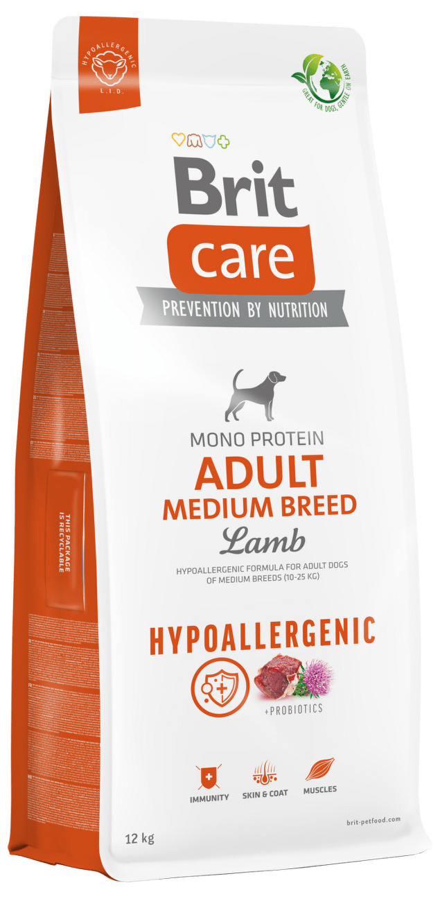 Brit Care Dog Hypoallergenic Adult Medium Breed 12kg